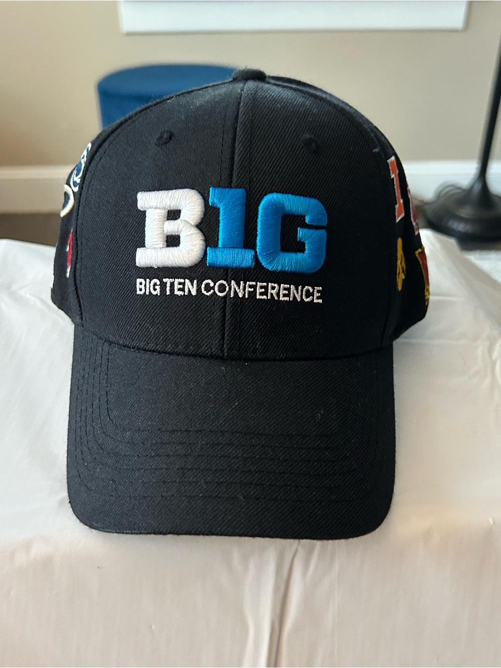 Top of the World Black Big Ten Conference Hat